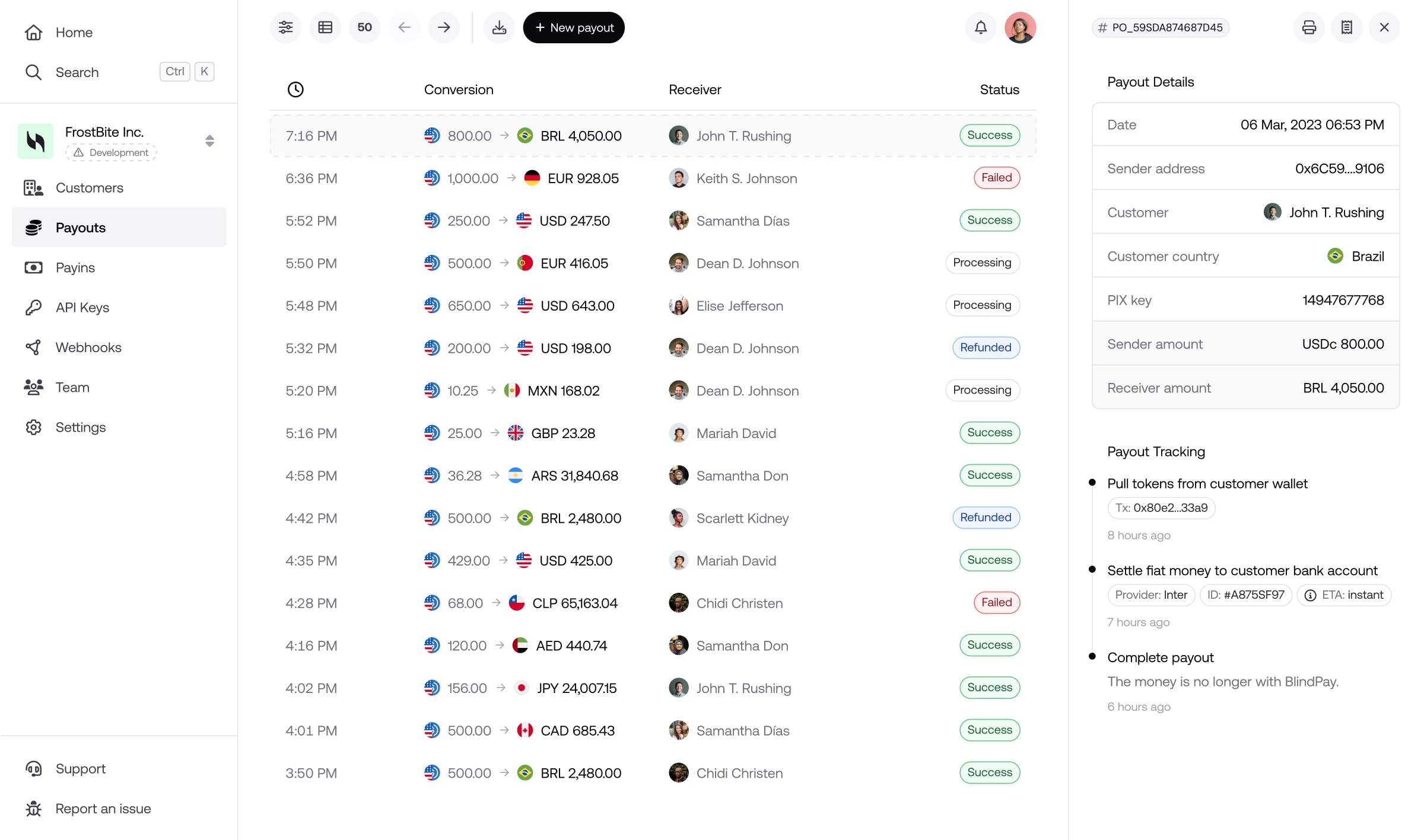 BlindPay App & Dashboard